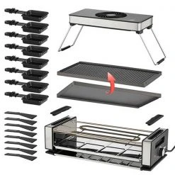 Unold Smokelesse Raclette Air 48785 - Raclette-Grills -Küchengrill Verkäufe 2024 10686453 3 d 1