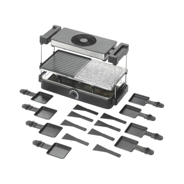 Trebs Racletteofen Mit Dunstabzug Und Steinplatte 5-in-1 - Raclette-Grills 5 Trebs Racletteofen Mit Dunstabzug Und Steinplatte 5-in-1 - Raclette-Grills – Bild 3