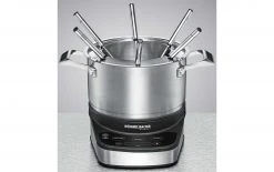 Rommelsbacher Fondue-Set All-in-One 20.F 1200, 7 Teile, Silber - Fondue Set