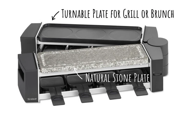 Trisa Vario Fun - Raclette-Grills 4 Trisa Vario Fun - Raclette-Grills – Bild 2