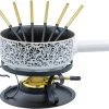 Kadastar Käsefondue-Set Floral 9 Teile, Schwarz - Fondue Set -Küchengrill Verkäufe 2024 1265619 1 7