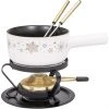 Kadastar Käsefondue-Set Sparkling Winter E16 5 Teile, Schwarz/Weiss - Fondue Set -Küchengrill Verkäufe 2024 1433232 1 7