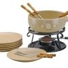 TTM Käsefondue-Set Alpe 15 Teile, Beige/Schwarz - Raclette, Fondue Und Tischgrill -Küchengrill Verkäufe 2024 187347 1 7