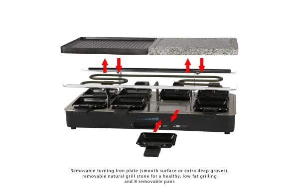 Clatronic RG 3518 - Raclette-Grills 4 Clatronic RG 3518 - Raclette-Grills – Bild 2