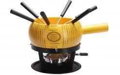 Nouvel Käsefondue-Set Parmino 9 Teile, Gelb - Fondue Set