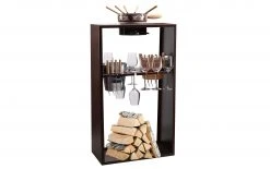 Nouvel Fondue-Bar Winter-Dream 17 Teile, Braun - Fondue Set