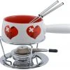 Kadastar Käsefondue-Set Small Swiss Love 5 Teile, Rot/Weiss - Fondue Set -Küchengrill Verkäufe 2024 942553 1 7