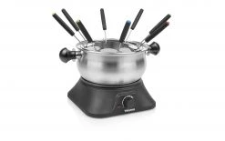 Tristar Fleischfondue-Set FO-1109 10 Teile, Edelstahl/Schwarz - Fondue Set